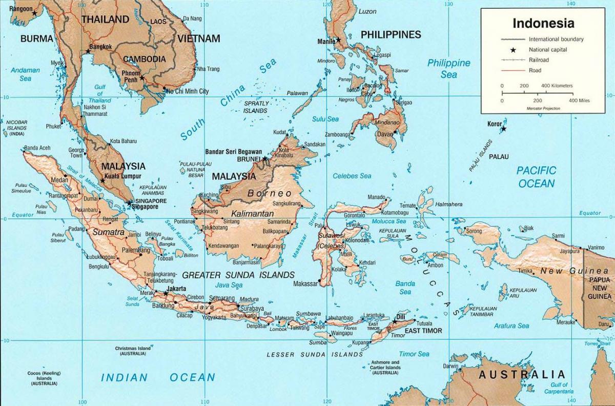 Džakarta lokacija karti 