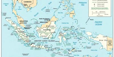 Džakarta Indonezija na karti svijeta