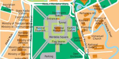 Karta uredske Jakarta