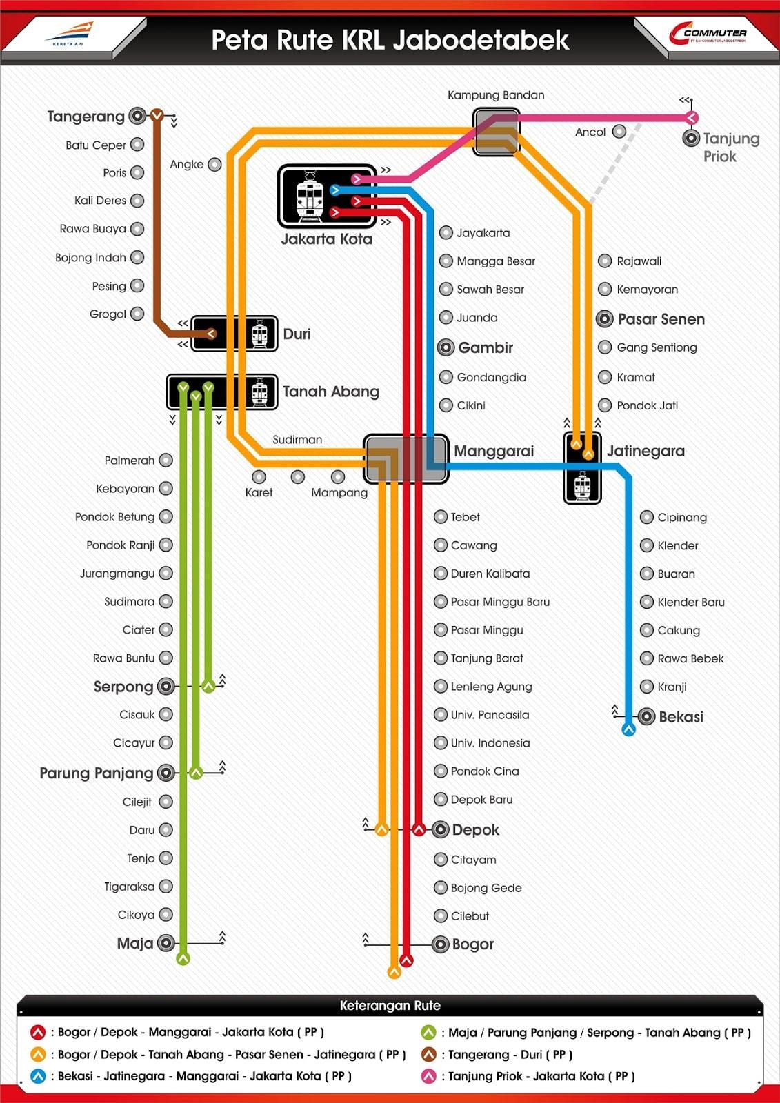 karta КРЛ Jakarta