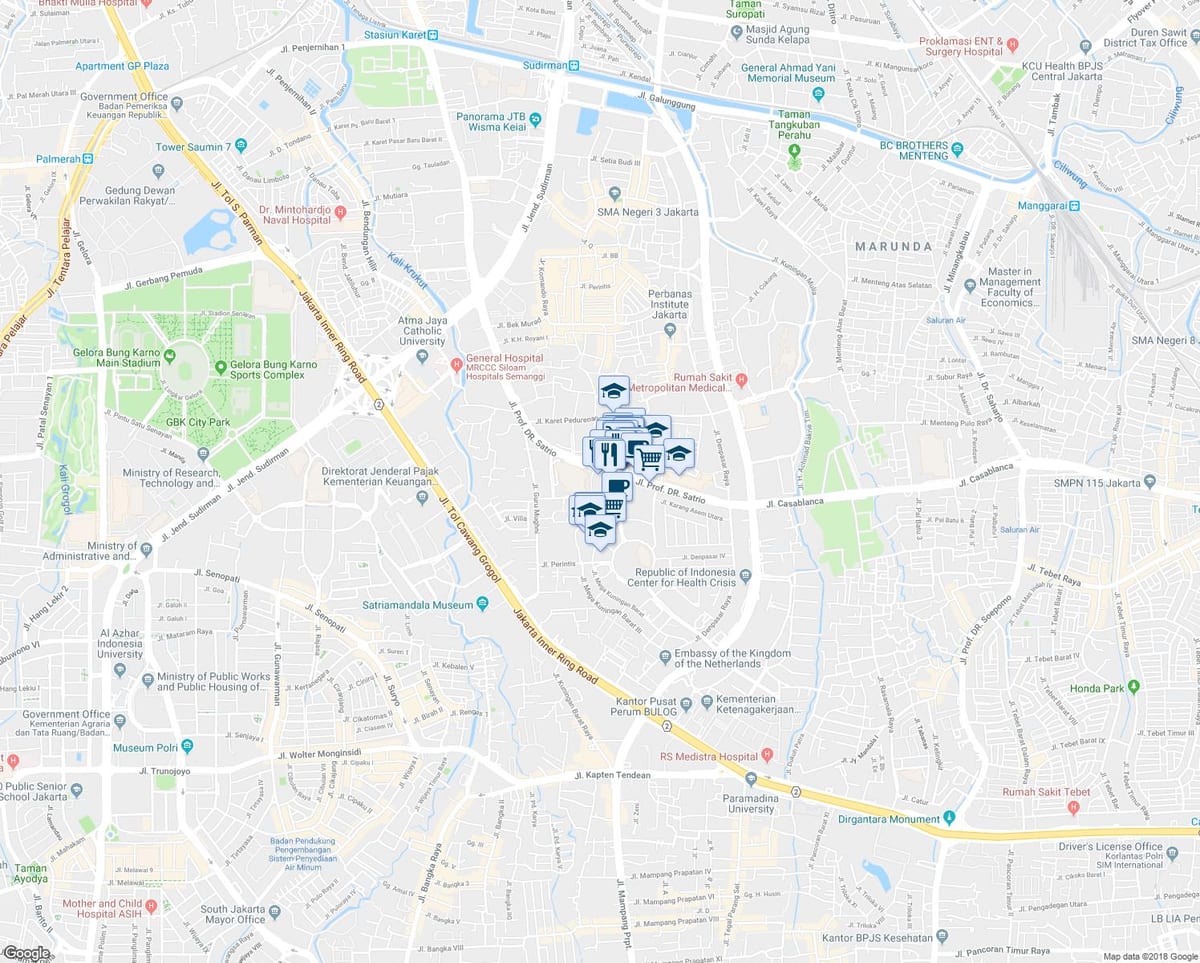 karta Кунинган, Jakarta