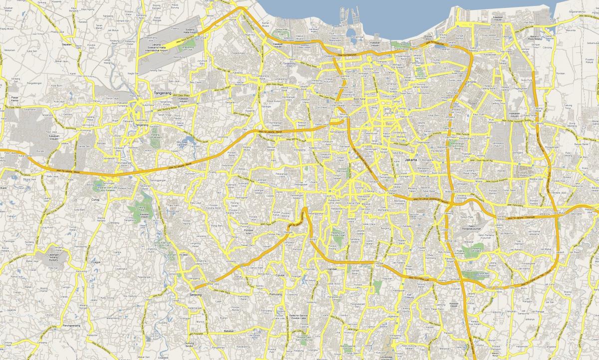 karta Jakarta cesti