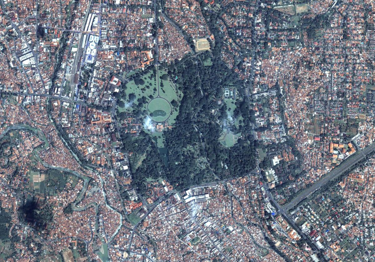 karta satelitska Jakarta 