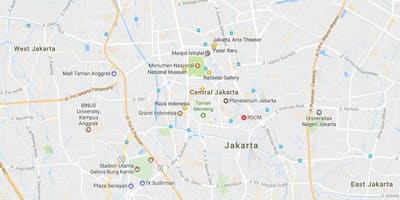 Karta Jakarta Kineska Četvrt
