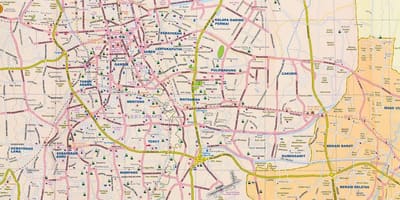 Karta Jakarta ulica